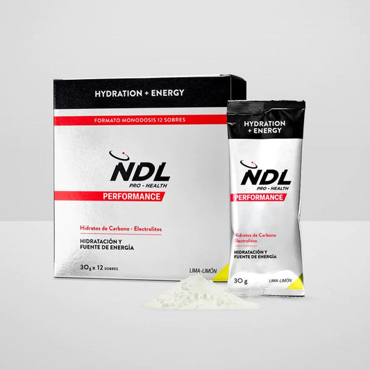 NDL Pro-Health Hidratação e Energia sabor lima-limão, embalagem com 12 sticks