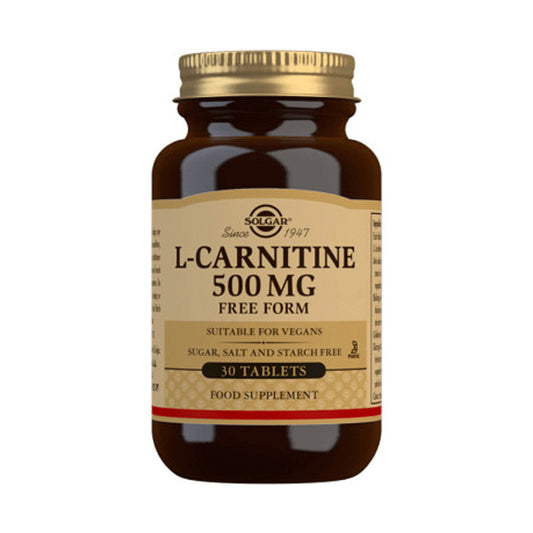 Solgar L-Carnitina 500 mg. - 30 comprimidos