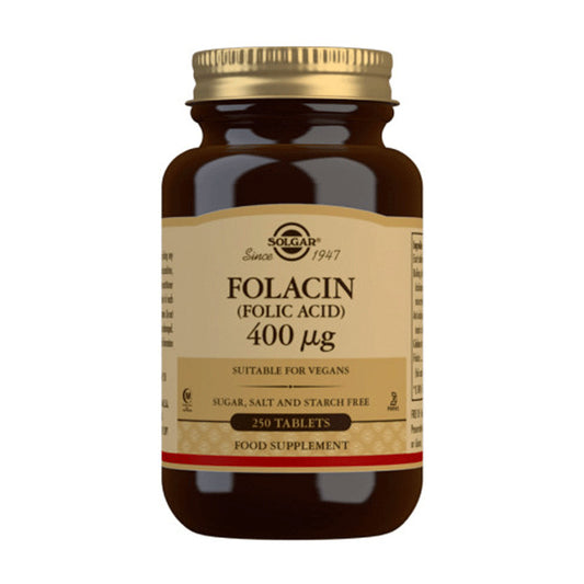 Solgar Folacin (Ácido Fólico) 400Mcg. - 250 comprimidos
