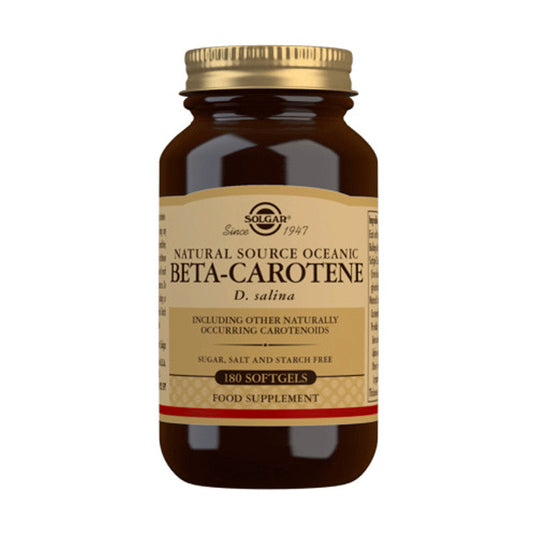 Solgar Beta Caroteno 100% Natural (7 mg) - 180 Perlas