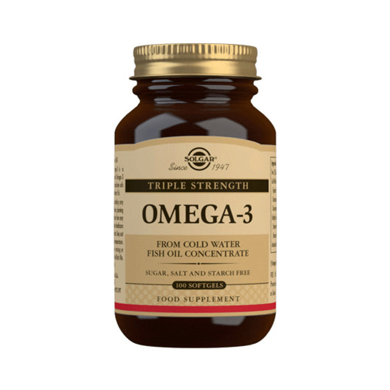 Solgar Omega-3 Triple Concentración - 100 cápsulas Blandas