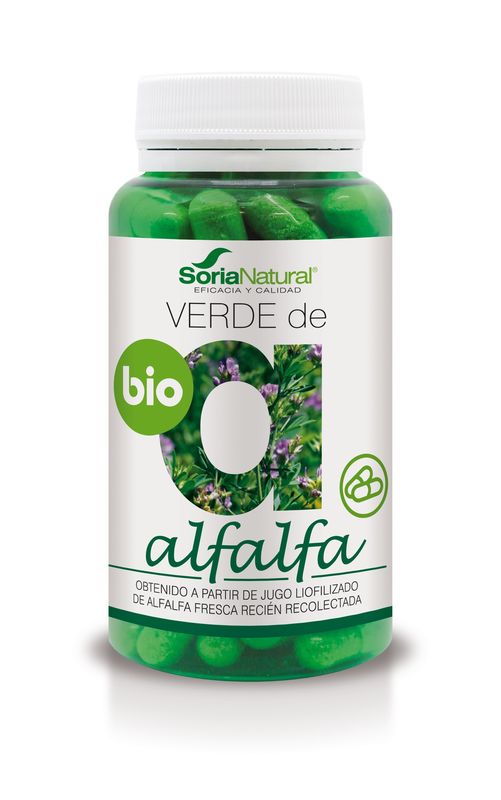 Soria Natural Verde Alfalfa, 80 Cápsulas      