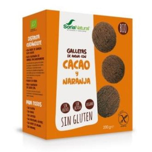 Soria Natural Galletas De Avena Con Cacao-Naranja 200Gr. Bio Sg 