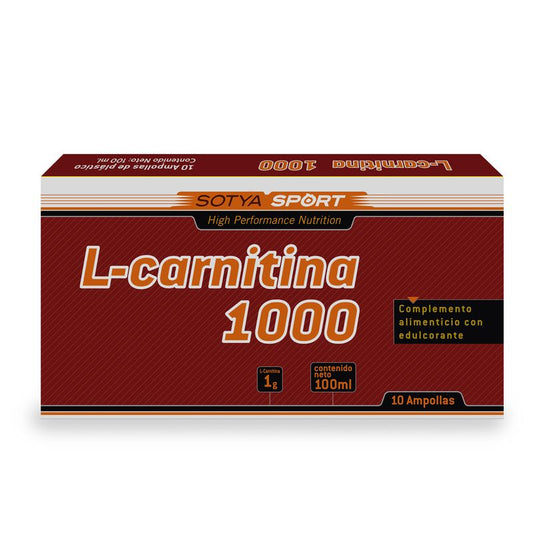 Sotya L-Carnitina 1000 Mg., 10 Ampollas      