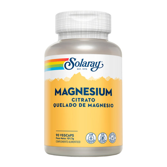 Solaray Magnesium Citrato 90 cápsulas