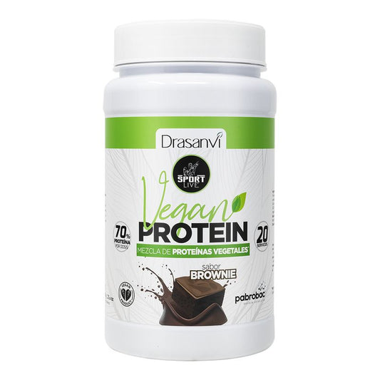 Drasanvi Sport Proteína Vegetal Vivo Sabor Brownie , 600 gramas