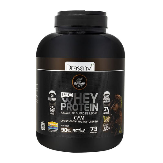 Drasanvi Sport Live Whey Protein Isolate Double Chocolate , 2 kg