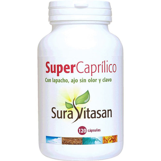 Sura Vitas Super Caprilico , 120 cápsulas   