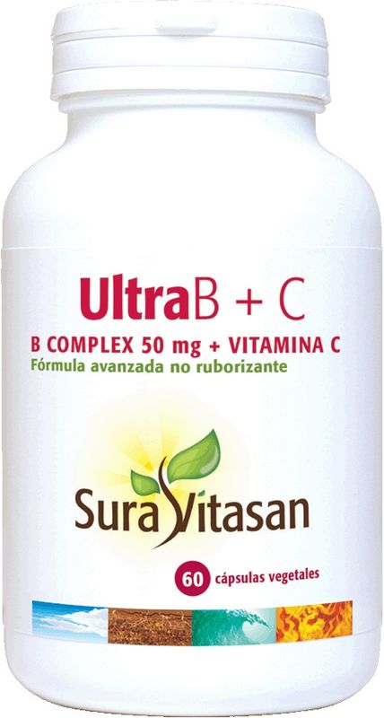 Sura Vitas Ultrab Complex + C (Formula Coenzimada), 60 Cápsulas      