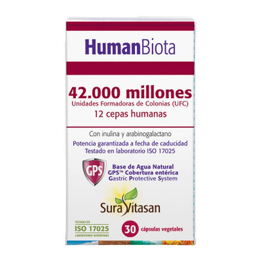 Sura Vitas Human Biota , 30 cápsulas   