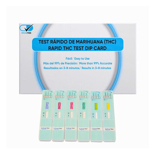 Surgicalmed Tezaro Pharma Teste rápido de urina para a marijuana com cartão de imersão 50 Ng/Ml, 1 unidade