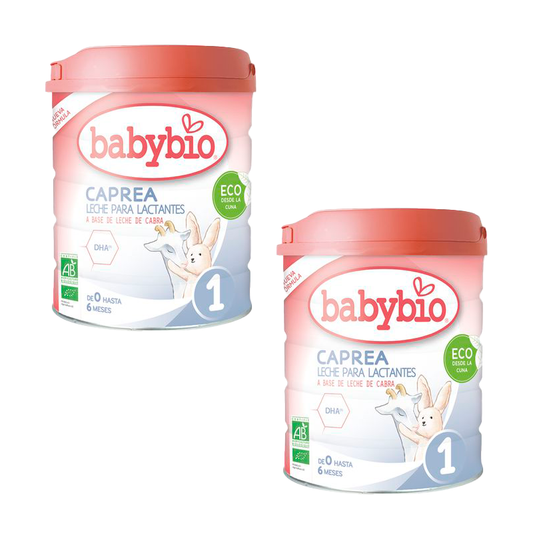 Babybio Pack Caprea 1 Leite de Cabra 0-6 Meses, 2 x 800g