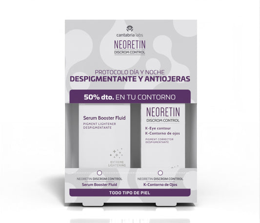 Neoretin Pack Discrom Serum Booster Fluid 30Ml+Neoretin Discrom Control K-Eye Contour 15Ml