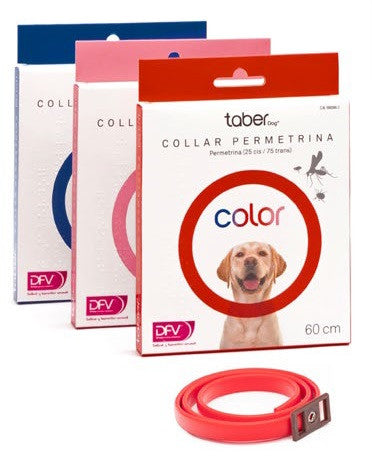 Taberdog Collar Permetrina 60 cm Rosa