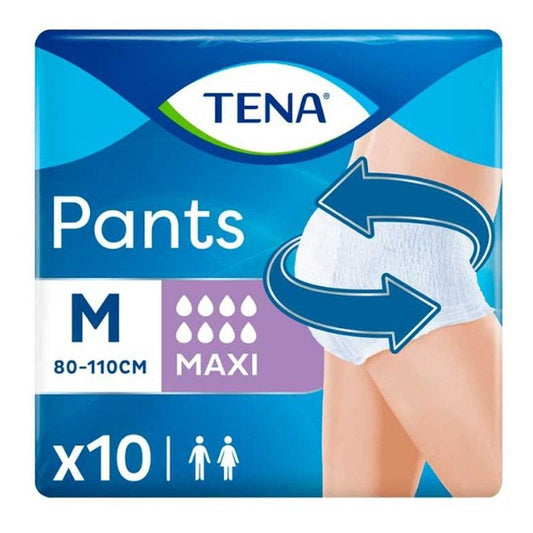 TENA Pants Maxi Talla M 10 unidades