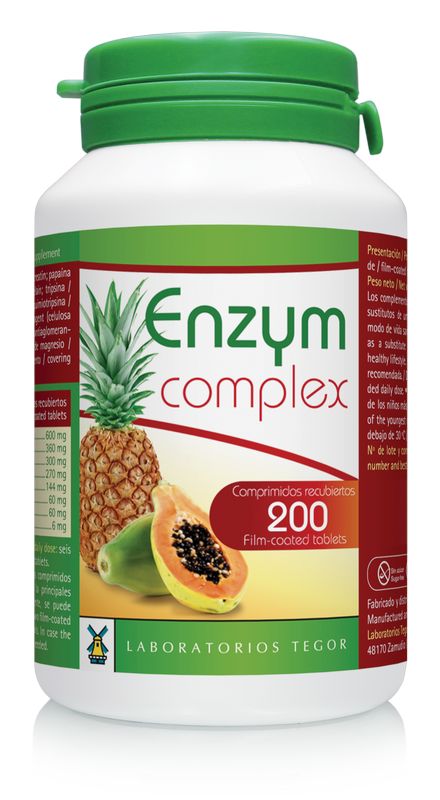 Tegor Enzym Complex, 200 Comprimidos      