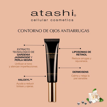 Atashi Radiant Look Ritual Eye Contour Anti-Aging Anti-Oxidant Duo Chest