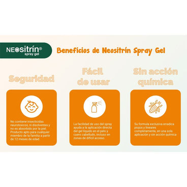 NEOsitrin® Anti-piolhos Gel Líquido Spray 60 ml