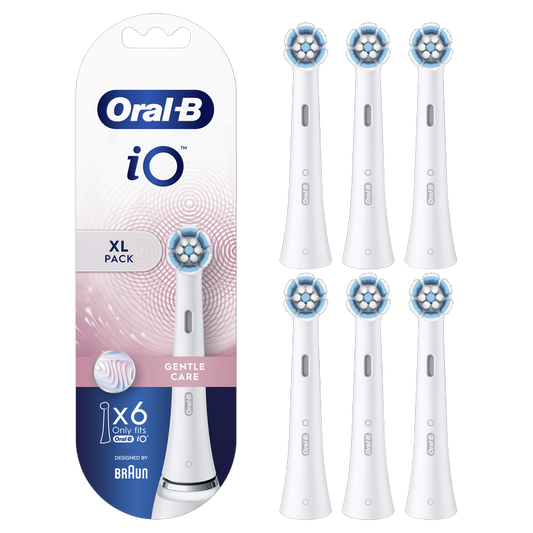 Escovas de substituição Oral-B Braun iO Gentle Care, 6 peças.
