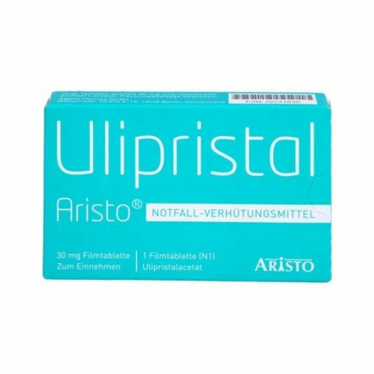 Ulipristal Aristo EFG 30 mg, 1 comprimido recubierto