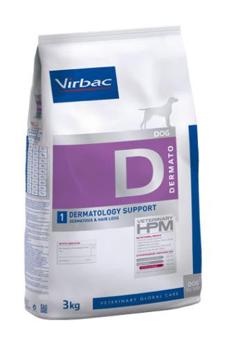 Virbac Hpm Canine Dermatology Support D1 12Kg, pienso para perros