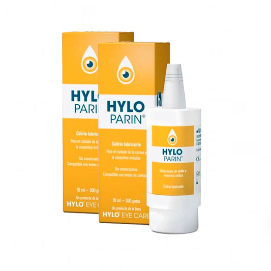 Embalagem 2X Hylo Parin Lubricant Eye Drops, 2x10 ml