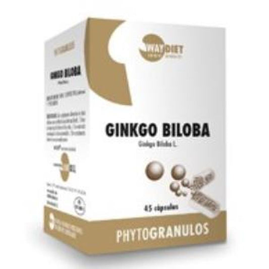 Waydiet Natural Products Ginkgo Biloba Phytogranulos 45Caps.