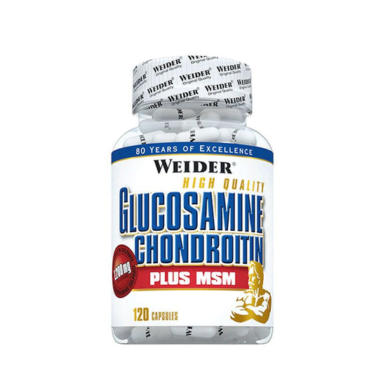 Weider Glucosamine Chondroitine + Msm , 120 cápsulas   