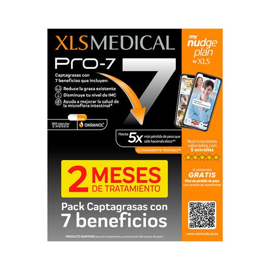 XLS Medical PRO 7 Comprimidos Pack, 2 unidades
