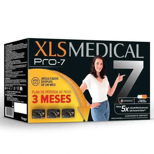 Xls Medical Pro7 Pack 3x180 comprimidos