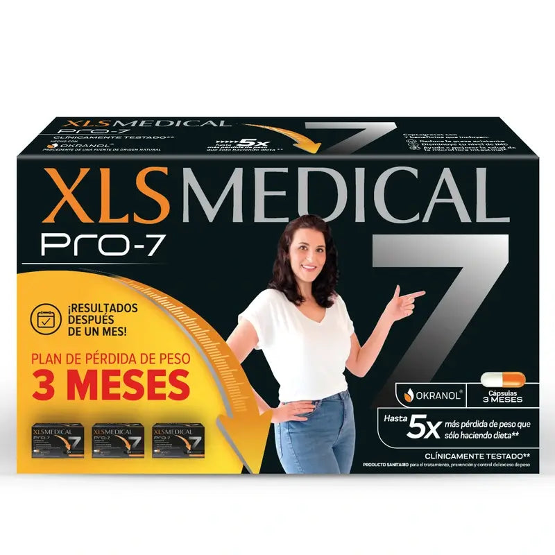 Xls Medical Pro7 Pack 3x180 Cápsulas