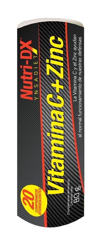 Ynsadiet Vitamina C + Zinc, 20 Comprimidos Efervercentes      