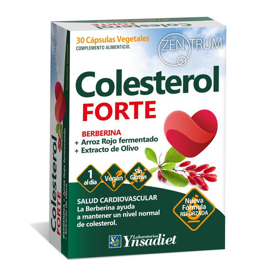 Ynsadiet Zentrum Colesterol Forte , 30 cápsulas de 570 mg