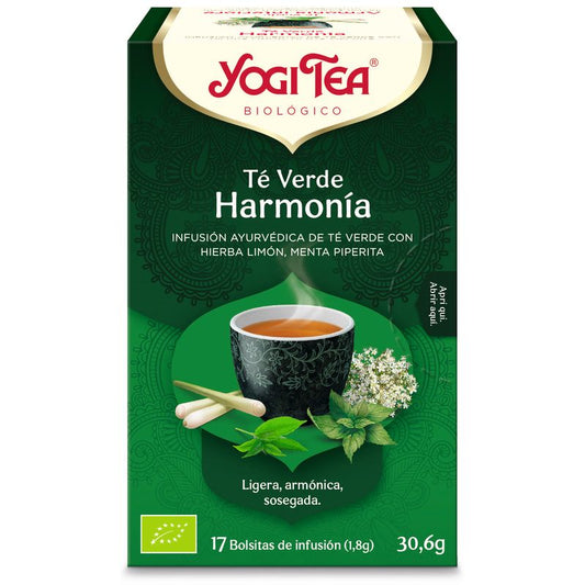 Chá Yogi Chá Yogi Chá Verde Harmony, 17 Saquetas