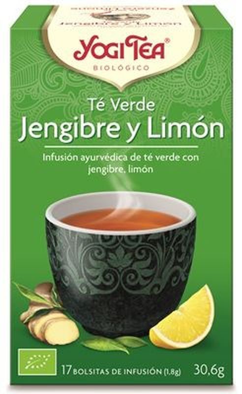 Yogi Tea Yogi Tea Te Verde Jengibre Y Limon, 17 X 1,8 Gr    