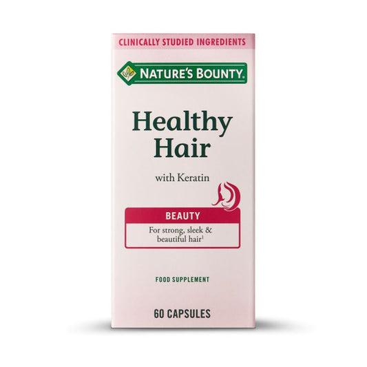 Natures Bounty Healthy Hair Food Supplement , 60 cápsulas