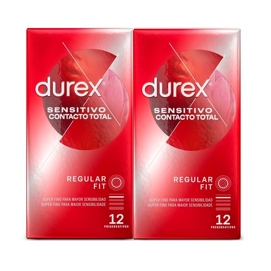 DUREX Contato total sensível duplex 50% 2ª unidade 2x12 unidades