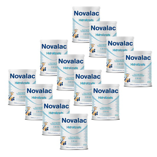Embalagem 12 X Novalac Hydrolysed 400 g