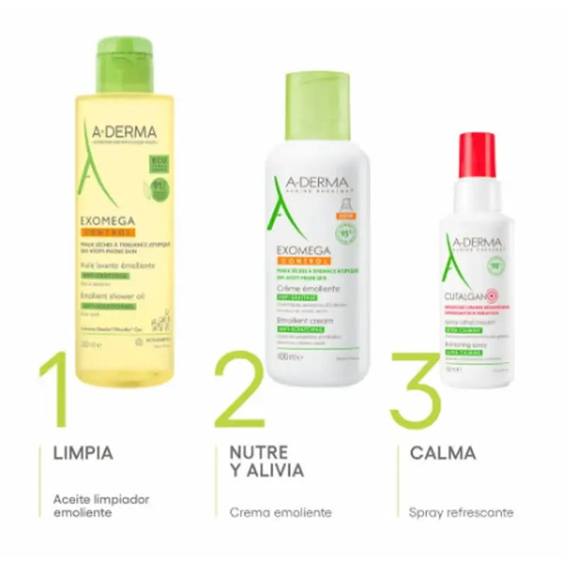 A-Derma Exomega Control Óleo de Substituição Ecológica, 500 ml
