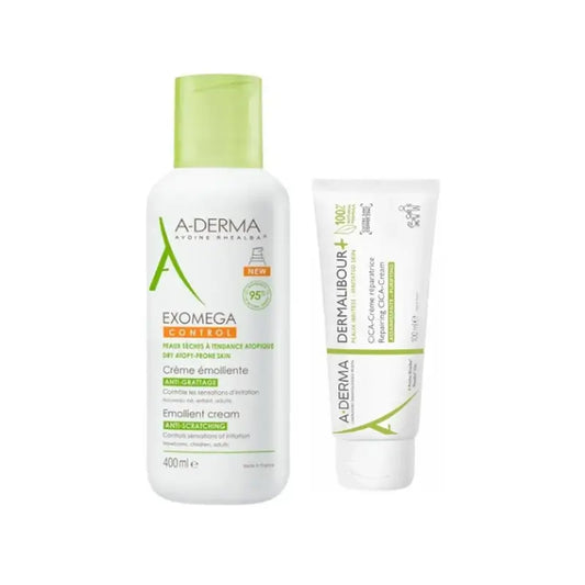 A-Derma Exomega Creme 400Ml + Dermalibour 100Ml
