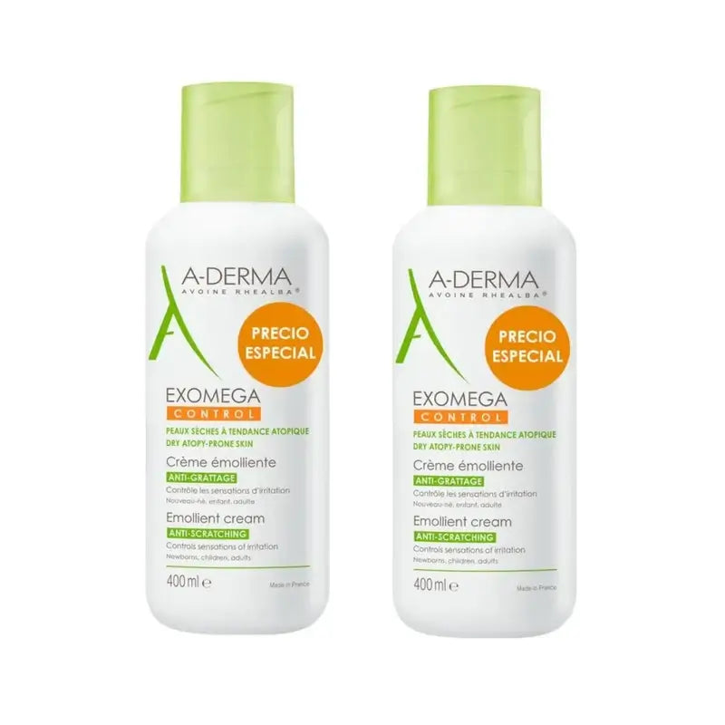 A-Derma Exomega Cream Kit, 2X400 Ml
