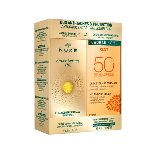 Nuxe Anti-Blemish and Protection Duo: Super Serum [10] + High Protection Melting Sunscreen Spf50 Free