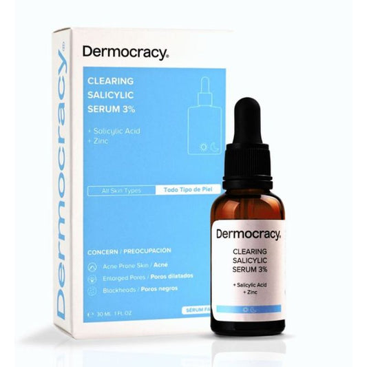 Dermocracy Clearing Salicylic Serum 3% Ácido Salicílico + Zinco , 30 Ml
