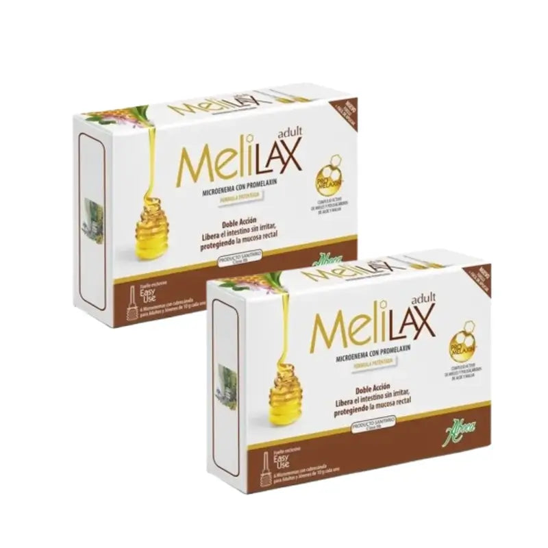 Aboca Melilax Adulto, 2x6 Microenemas de 10 gramas