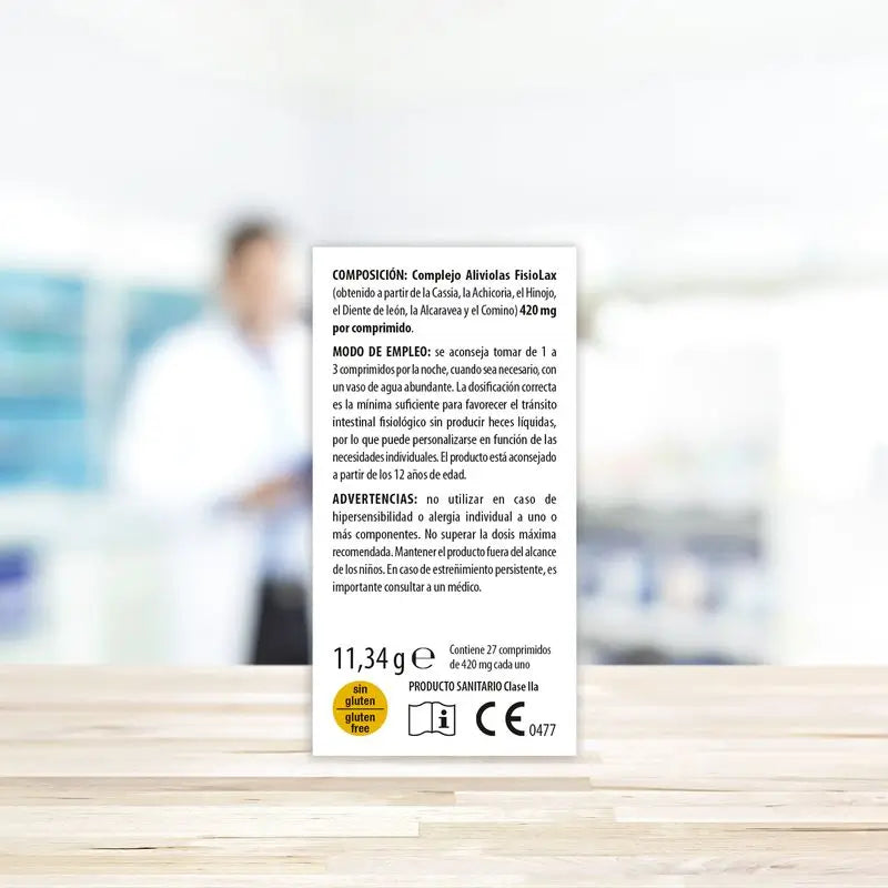 Aboca Aliviolas Fisiolax Prisão de ventre, 27 comprimidos