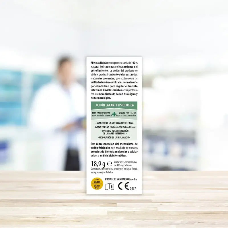 Aboca Aliviolas Fisiolax Prisão de ventre, 45 Comprimidos