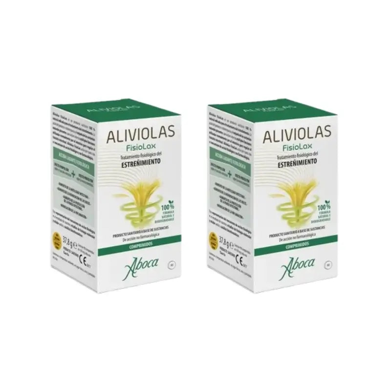 Aboca Aliviolas Fisiolax, 2x90 comprimidos