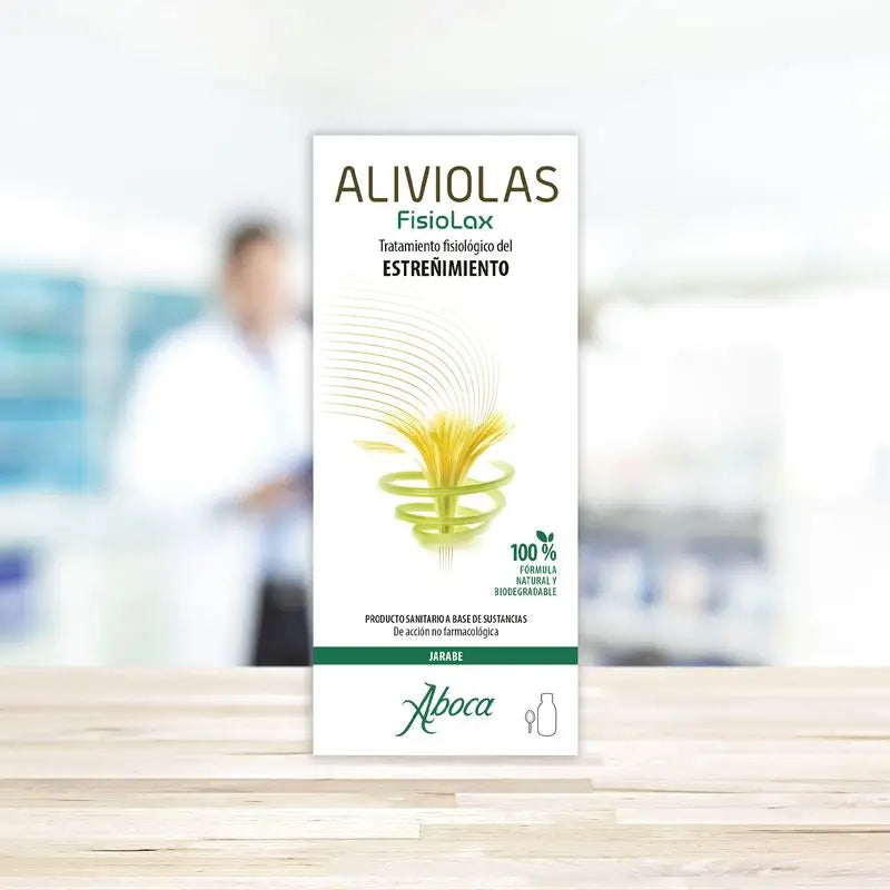 Aboca Aliviolas Fisiolax Xarope para a obstipação, 180 g