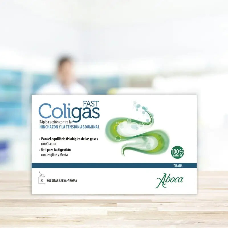 Aboca Coligas Fast Tisanas, 20 Saquetas