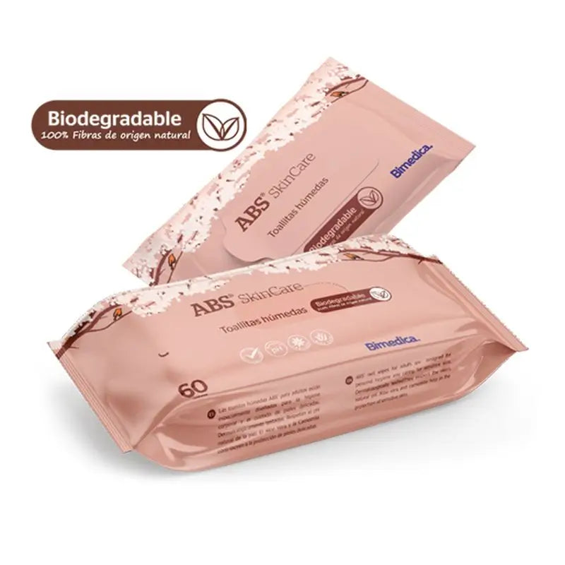 Abs Toalhetes húmidos Tamanho XL 28X31 Cm, 60 unidades